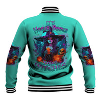 Hocus Pocus Time Witches Halloween Baseball Jacket - Wonder Print Shop