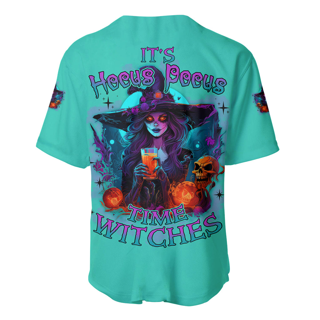 Hocus Pocus Time Witches Halloween Baseball Jersey - Wonder Print Shop