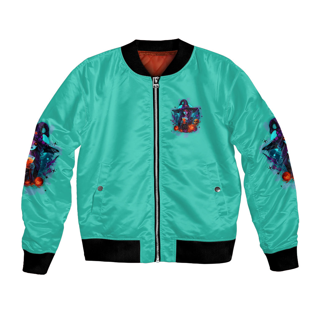 Hocus Pocus Time Witches Halloween Bomber Jacket - Wonder Print Shop