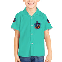 Hocus Pocus Time Witches Halloween Family Matching Tank Maxi Dress and Hawaiian Shirt - Wonder Print Shop