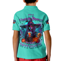 Hocus Pocus Time Witches Halloween Kid Polo Shirt - Wonder Print Shop