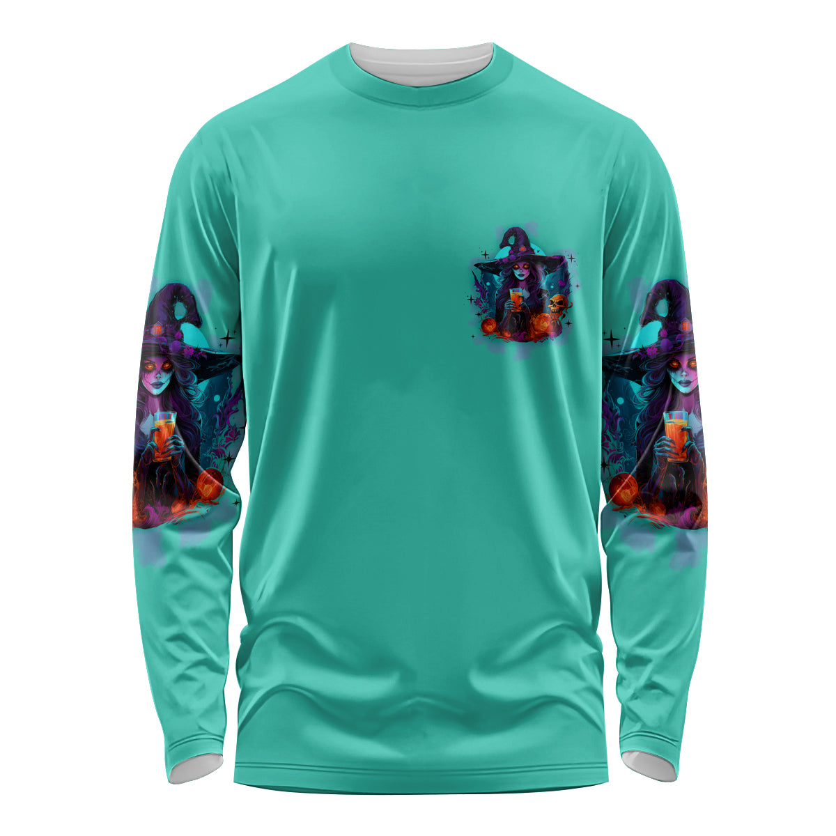 Hocus Pocus Time Witches Halloween Long Sleeve Shirt - Wonder Print Shop