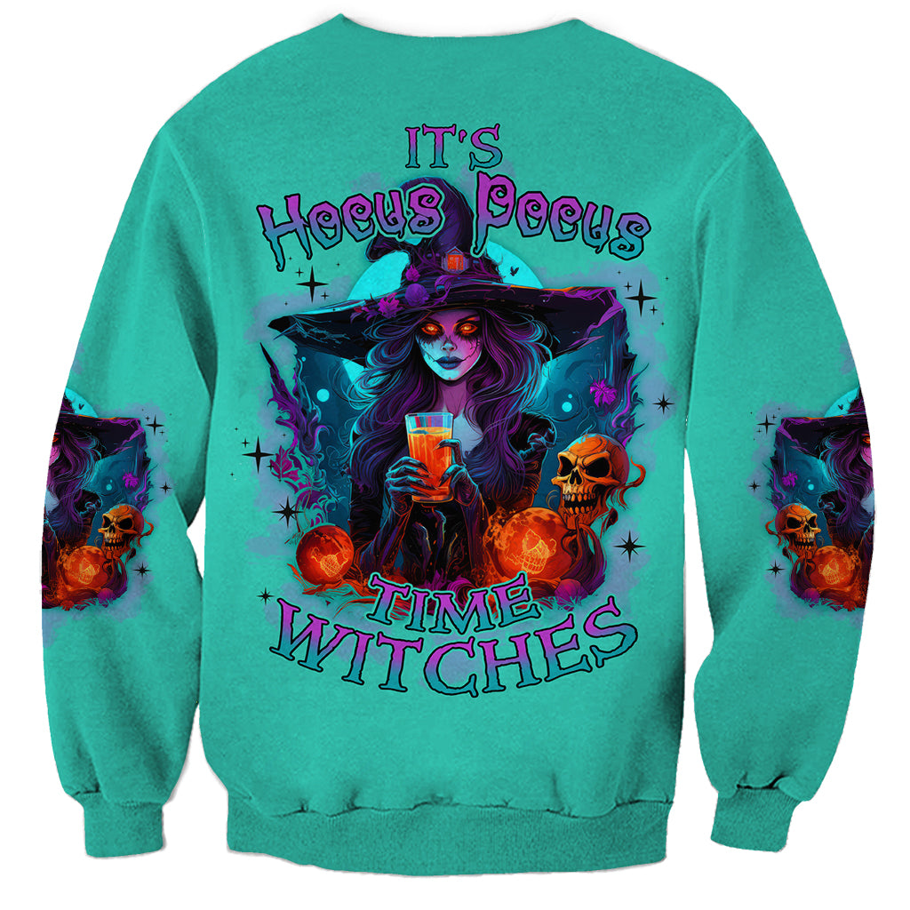 Hocus Pocus Time Witches Halloween Sweatshirt - Wonder Print Shop