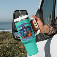 Hocus Pocus Time Witches Halloween Tumbler With Handle - Wonder Print Shop