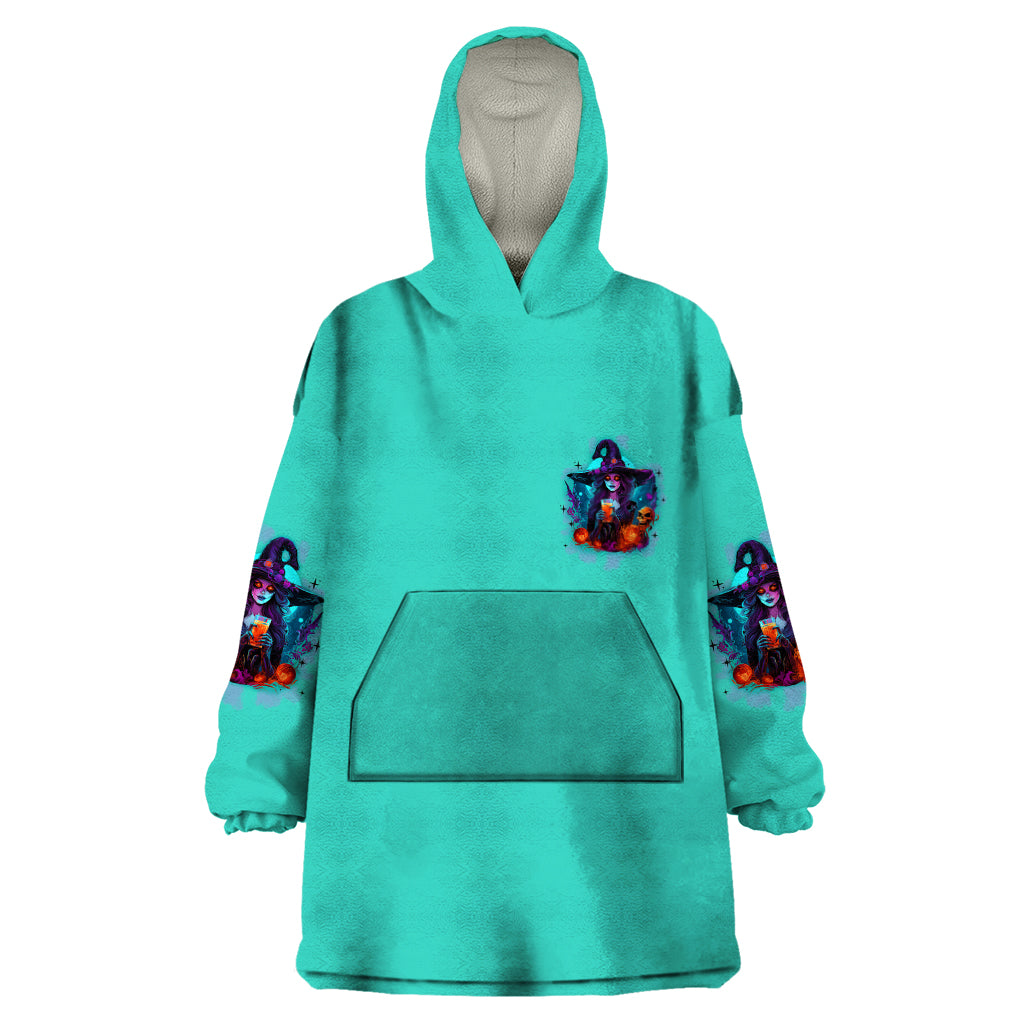 Hocus Pocus Time Witches Halloween Wearable Blanket Hoodie - Wonder Print Shop