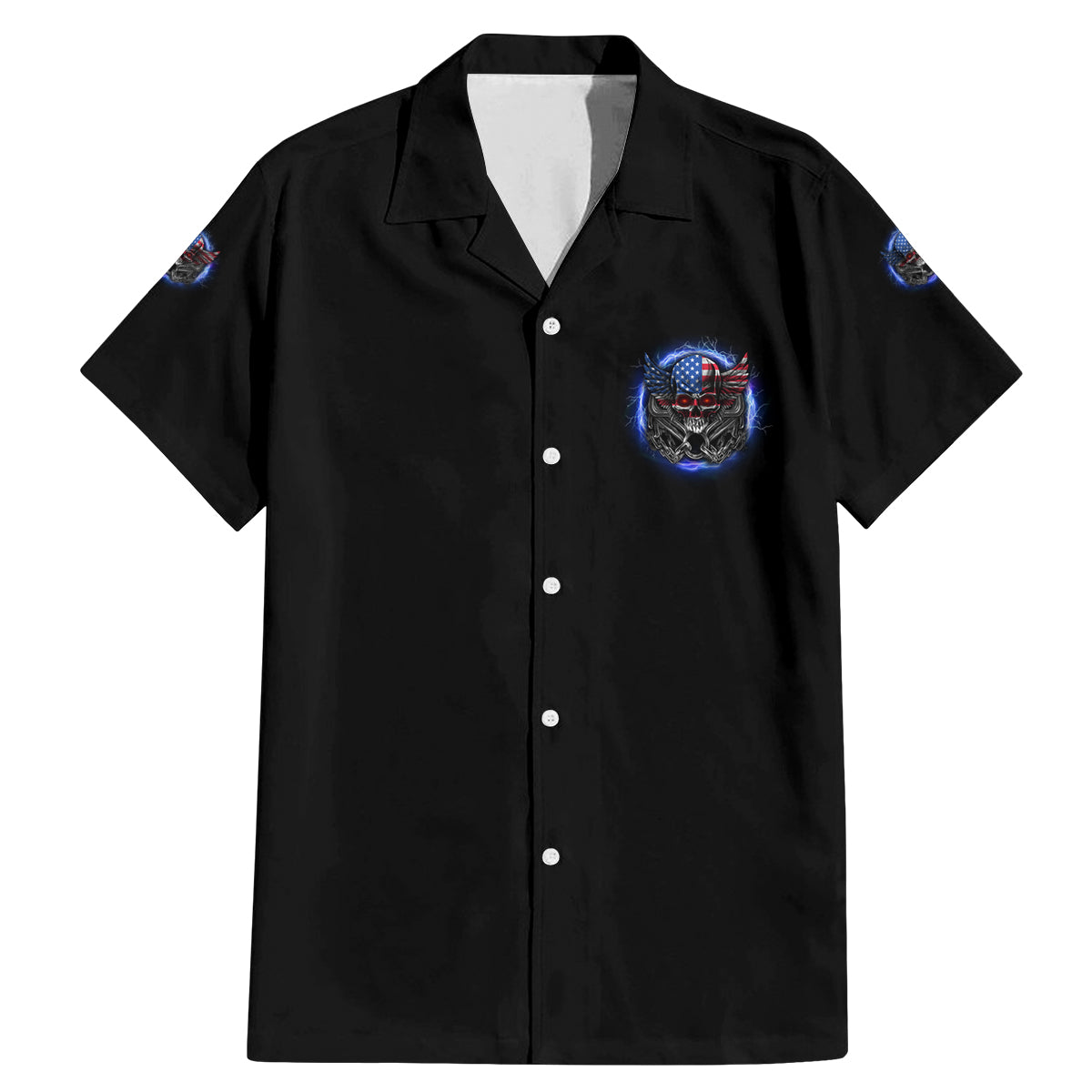 If I'm Too Quiet And Smiling America Skull Wings Family Matching Mermaid Dress and Hawaiian Shirt - Wonder Print Shop