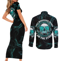 If You Are Shocked By What I Say Couples Matching Short Sleeve Bodycon Dress and Long Sleeve Button Shirt - Wonder Print Shop