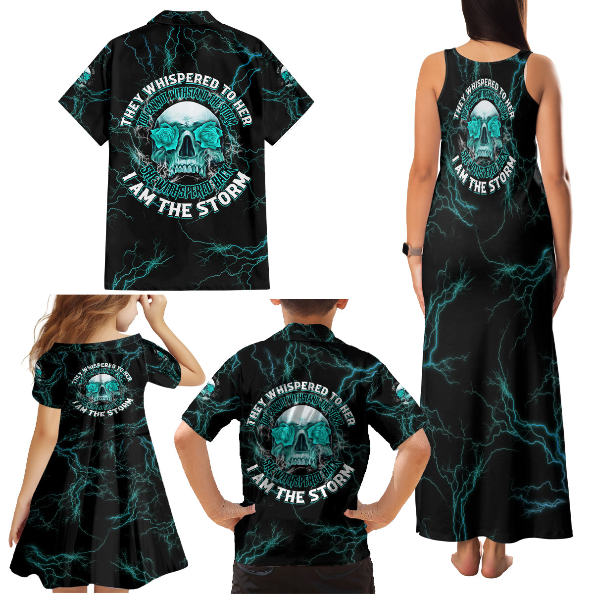 If You Are Shocked By What I Say Family Matching Tank Maxi Dress and Hawaiian Shirt - Wonder Print Shop