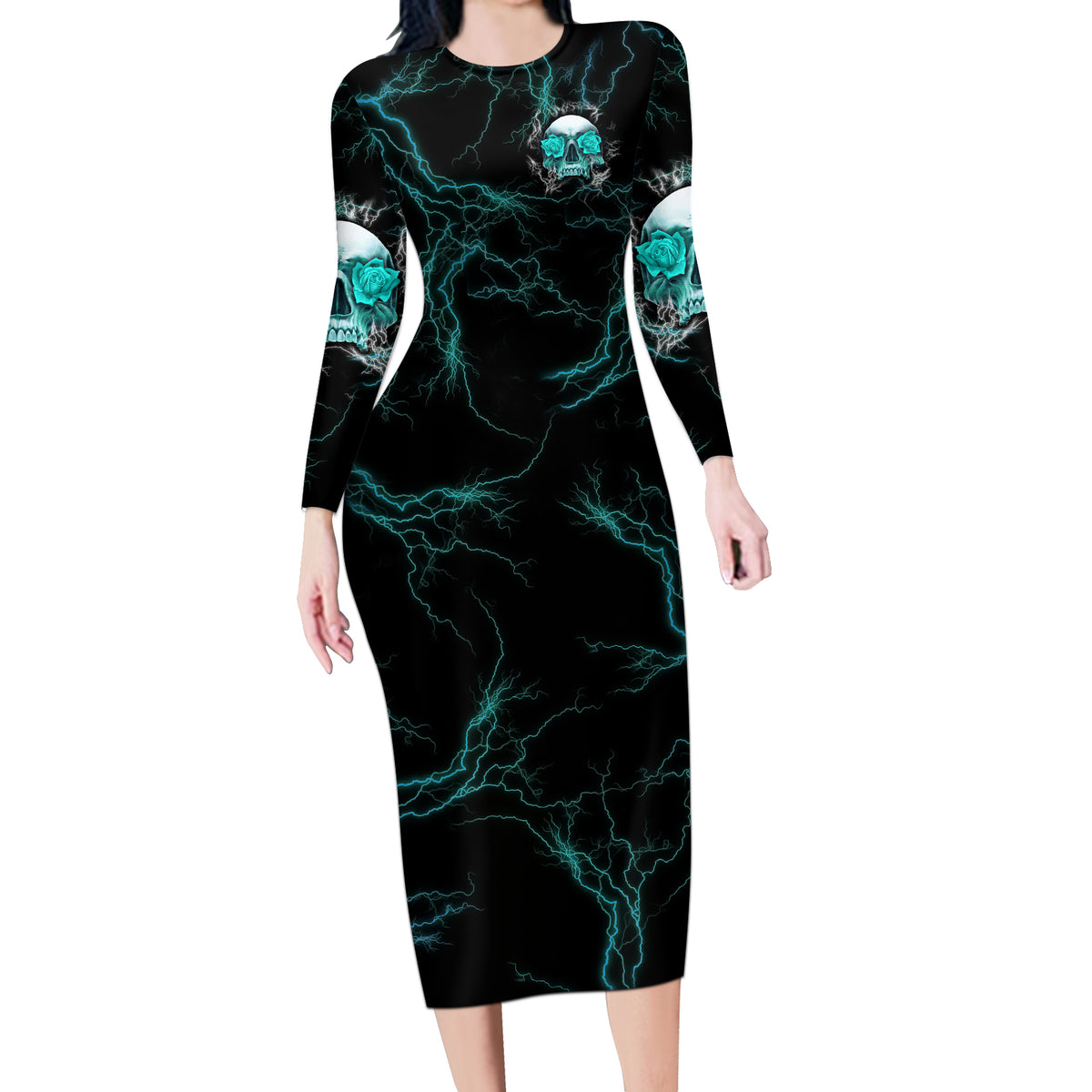 If You Are Shocked By What I Say Long Sleeve Bodycon Dress - Wonder Print Shop