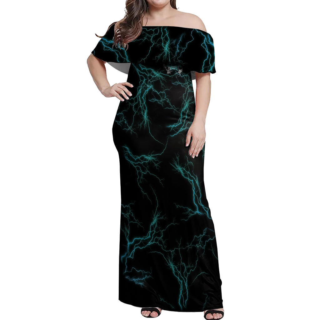 If You Are Shocked By What I Say Off Shoulder Maxi Dress - Wonder Print Shop