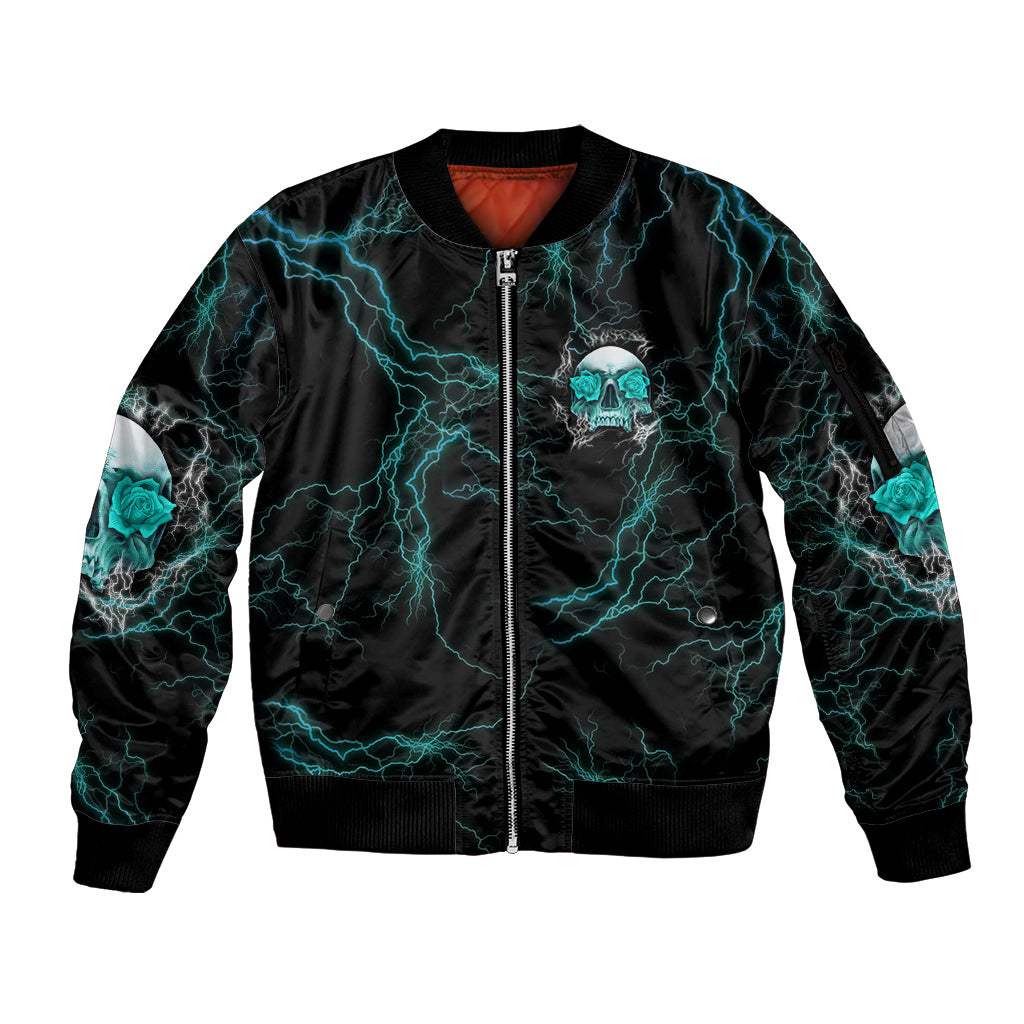 If You Are Shocked By What I Say Sleeve Zip Bomber Jacket - Wonder Print Shop