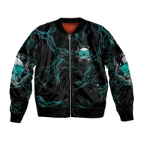 If You Are Shocked By What I Say Sleeve Zip Bomber Jacket - Wonder Print Shop