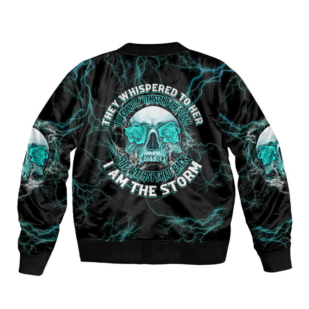 If You Are Shocked By What I Say Sleeve Zip Bomber Jacket - Wonder Print Shop