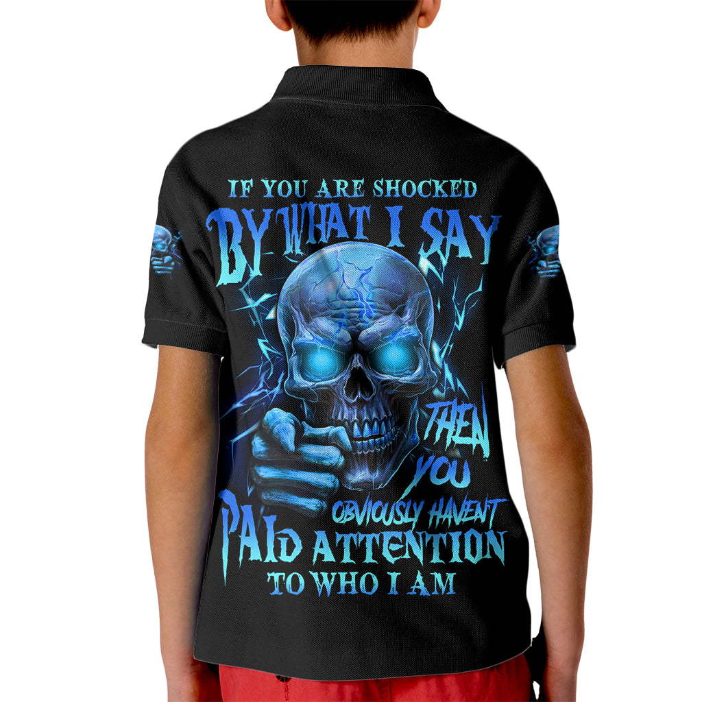 If You Are Shocked By What I Say Kid Polo Shirt - Wonder Print Shop