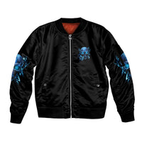 If You Are Shocked By What I Say Sleeve Zip Bomber Jacket - Wonder Print Shop