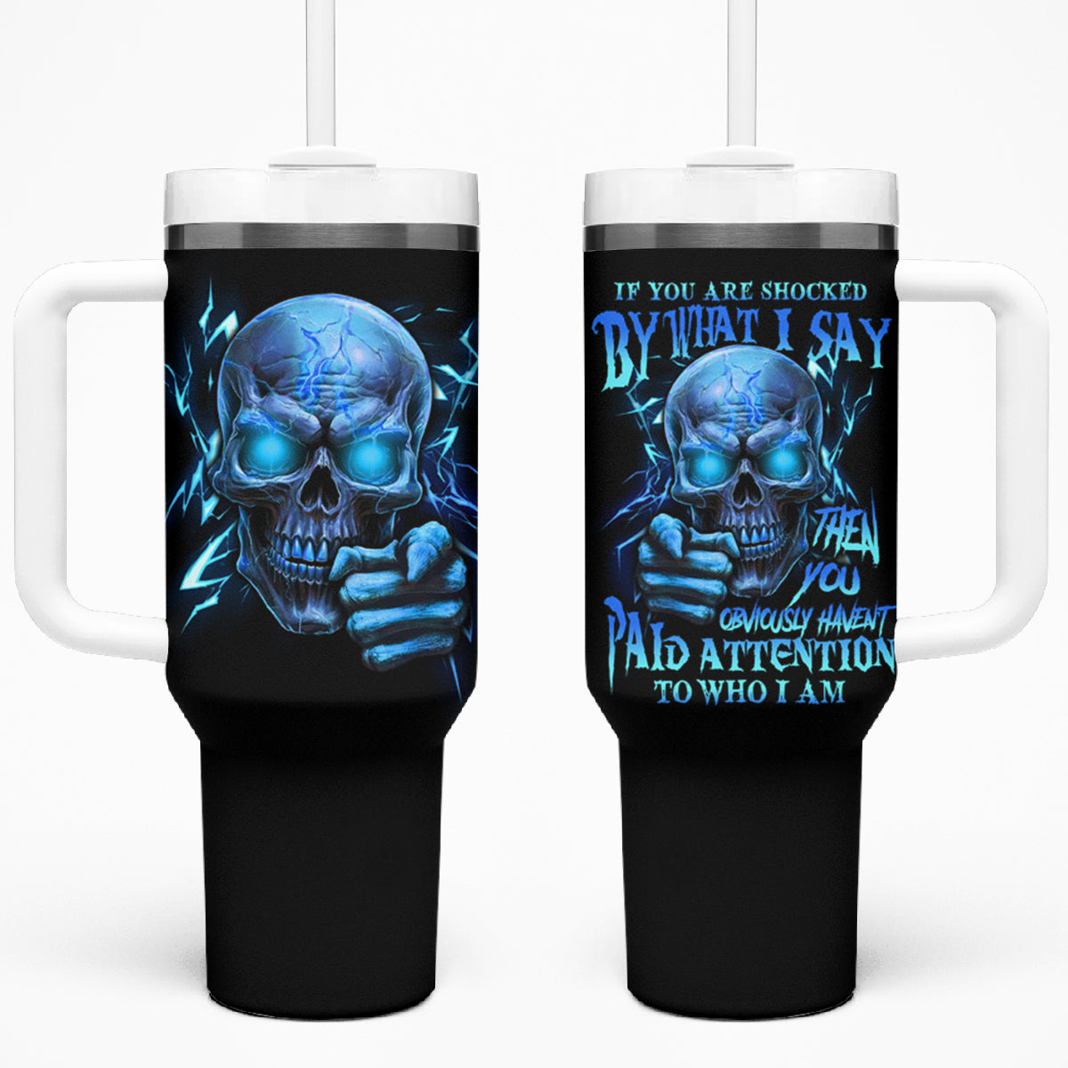 If You Are Shocked By What I Say Tumbler With Handle - Wonder Print Shop