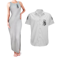 I Can't Go To Hell Reaper Skull Couples Matching Tank Maxi Dress and Hawaiian Shirt - Wonder Print Shop