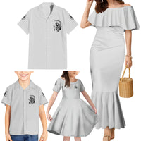 I Can't Go To Hell Reaper Skull Family Matching Mermaid Dress and Hawaiian Shirt - Wonder Print Shop