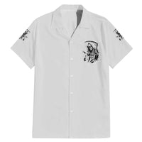 I Can't Go To Hell Reaper Skull Family Matching Mermaid Dress and Hawaiian Shirt - Wonder Print Shop