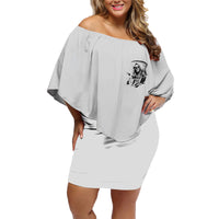 I Can't Go To Hell Reaper Skull Family Matching Off Shoulder Short Dress and Hawaiian Shirt - Wonder Print Shop