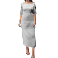 I Can't Go To Hell Reaper Skull Family Matching Puletasi Dress and Hawaiian Shirt - Wonder Print Shop