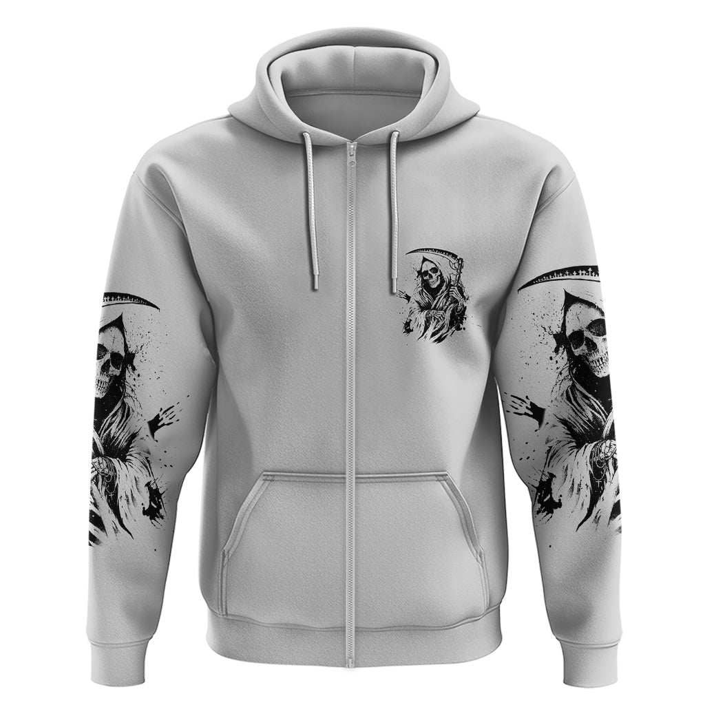 I Can't Go To Hell Reaper Skull Hoodie - Wonder Print Shop