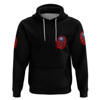 When I Was Born Fire Skull Hoodie - Wonder Print Shop
