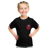 When I Was Born Fire Skull Kid T Shirt - Wonder Print Shop