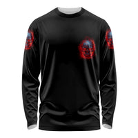 When I Was Born Fire Skull Long Sleeve Shirt - Wonder Print Shop