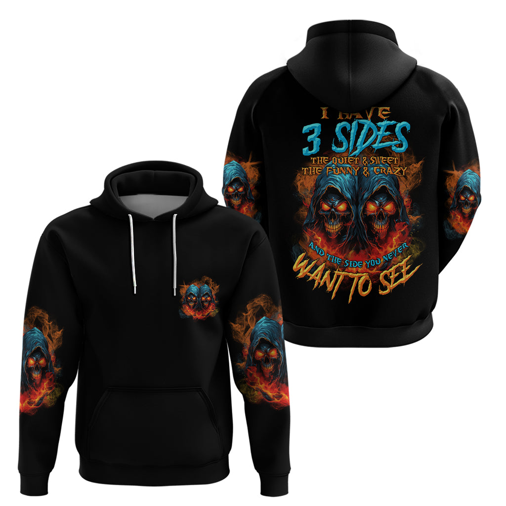 I Have 3 Sides Skull Reaper Hoodie - Wonder Print Shop