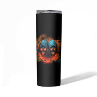 I Have 3 Sides Skull Reaper Skinny Tumbler - Wonder Print Shop