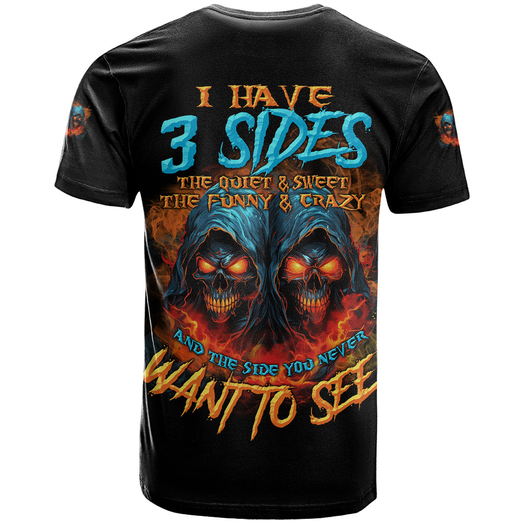 I Have 3 Sides Skull Reaper T Shirt - Wonder Print Shop