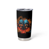I Have 3 Sides Skull Reaper Tumbler Cup - Wonder Print Shop