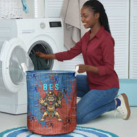 Bes Laundry Basket Ancient Egyptian Hieroglyphs and Sacred Symbols Ancient Myth - Wonder Print Shop