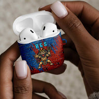 Bes AirPods Case Ancient Egyptian Hieroglyphs and Sacred Symbols Ancient Myth - Wonder Print Shop