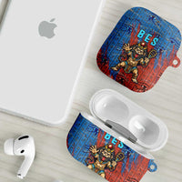 Bes AirPods Case Ancient Egyptian Hieroglyphs and Sacred Symbols Ancient Myth - Wonder Print Shop