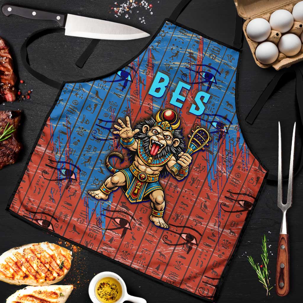 Bes Apron Ancient Egyptian Hieroglyphs and Sacred Symbols Ancient Myth - Wonder Print Shop