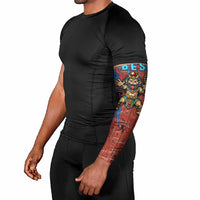 Bes Arm Sleeves Ancient Egyptian Hieroglyphs and Sacred Symbols Ancient Myth - Wonder Print Shop