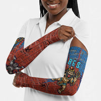 Bes Arm Sleeves Ancient Egyptian Hieroglyphs and Sacred Symbols Ancient Myth - Wonder Print Shop