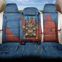 Bes Back Car Seat Cover Ancient Egyptian Hieroglyphs and Sacred Symbols Ancient Myth - Wonder Print Shop