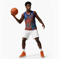 Bes Basketball Jersey Ancient Egyptian Hieroglyphs and Sacred Symbols Ancient Myth - Wonder Print Shop