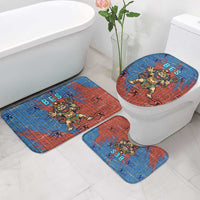 Bes Bathroom Set Ancient Egyptian Hieroglyphs and Sacred Symbols Ancient Myth - Wonder Print Shop
