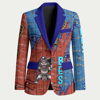 Bes Blazer Ancient Egyptian Hieroglyphs and Sacred Symbols Ancient Myth - Wonder Print Shop