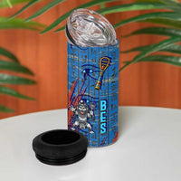 Bes 4 in 1 Can Cooler Tumbler Ancient Egyptian Hieroglyphs and Sacred Symbols Ancient Myth - Wonder Print Shop