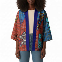 Bes Kimono Ancient Egyptian Hieroglyphs and Sacred Symbols Ancient Myth - Wonder Print Shop