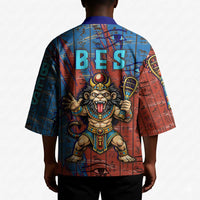 Bes Kimono Ancient Egyptian Hieroglyphs and Sacred Symbols Ancient Myth - Wonder Print Shop