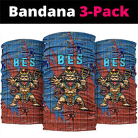 Bes Neck Gaiter Ancient Egyptian Hieroglyphs and Sacred Symbols Ancient Myth - Wonder Print Shop