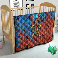 Bes Quilt Ancient Egyptian Hieroglyphs and Sacred Symbols Ancient Myth - Wonder Print Shop