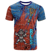 Bes T shirt Ancient Egyptian Hieroglyphs and Sacred Symbols Ancient Myth - Wonder Print Shop