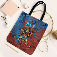 Bes Tote Bag Ancient Egyptian Hieroglyphs and Sacred Symbols Ancient Myth - Wonder Print Shop